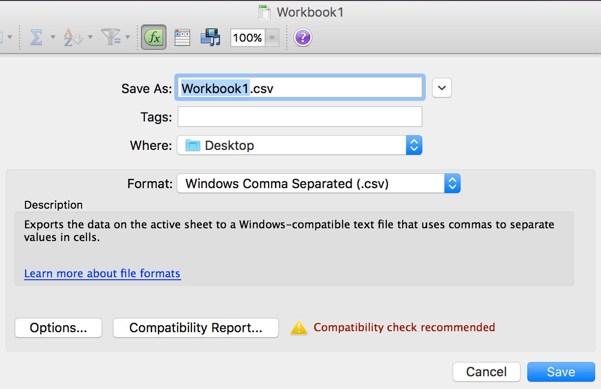 Using Microsoft Excel To Convert xls xlsx File Into A csv Format