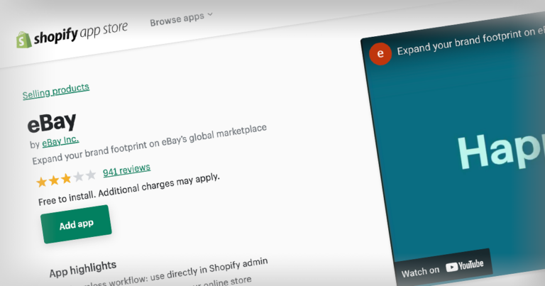 EBay Discontinues Its Official Shopify App