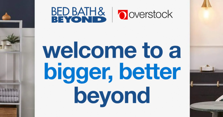 Overstock Officially Rebrands As Bed Bath & Beyond