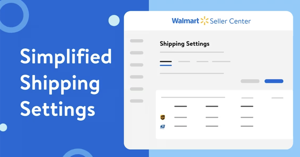 Walmart Marketplace Introduces Simplified Shipping Settings